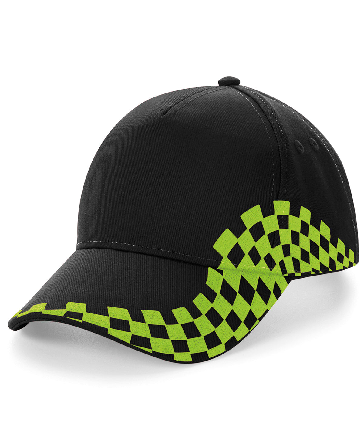 Grand Prix cap - Black/Lime Green