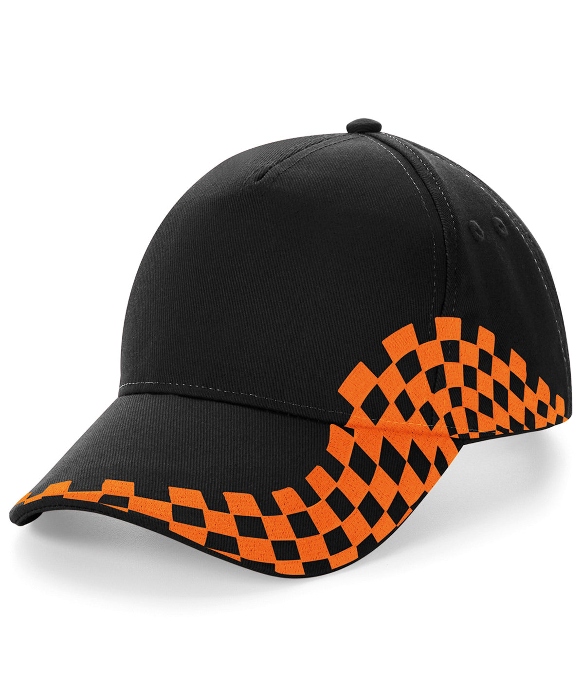 Grand Prix cap - Black/Orange