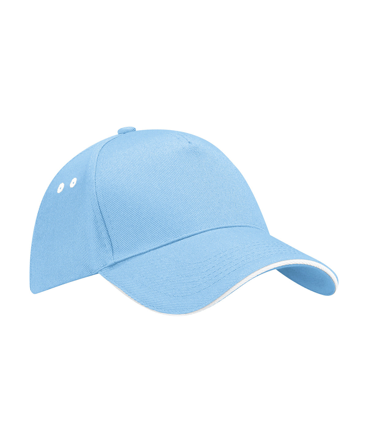 Ultimate 5-panel cap - sandwich peak - Sky Blue/White