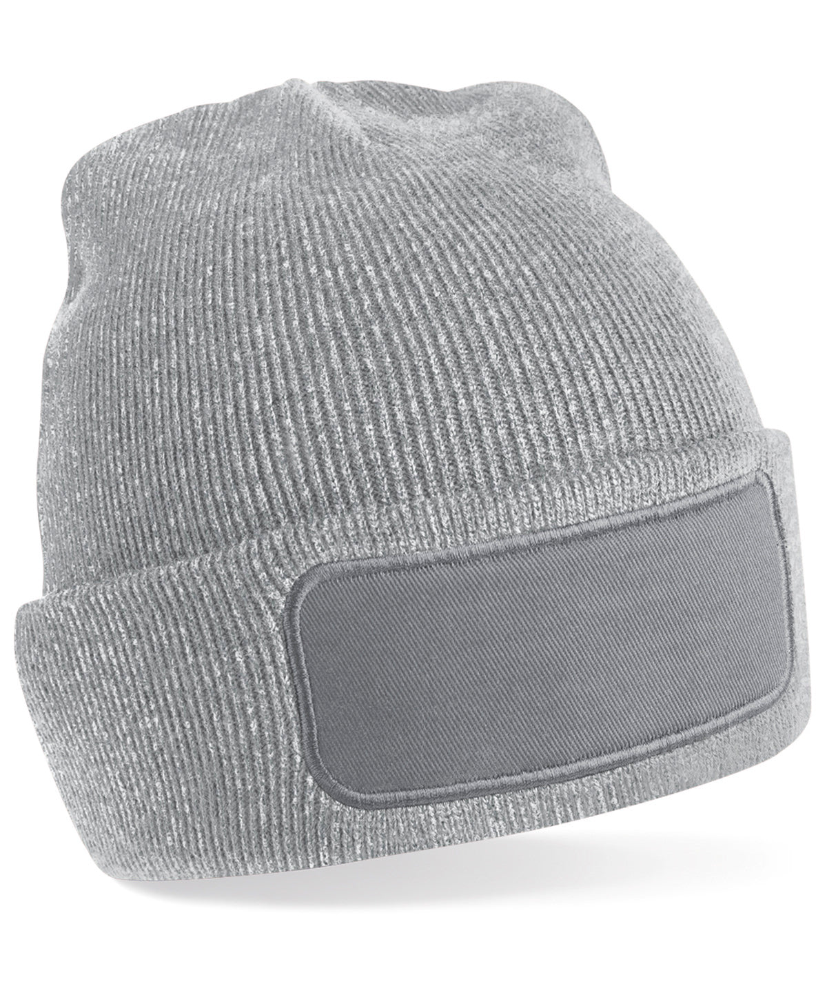 Original patch beanie - Heather Grey