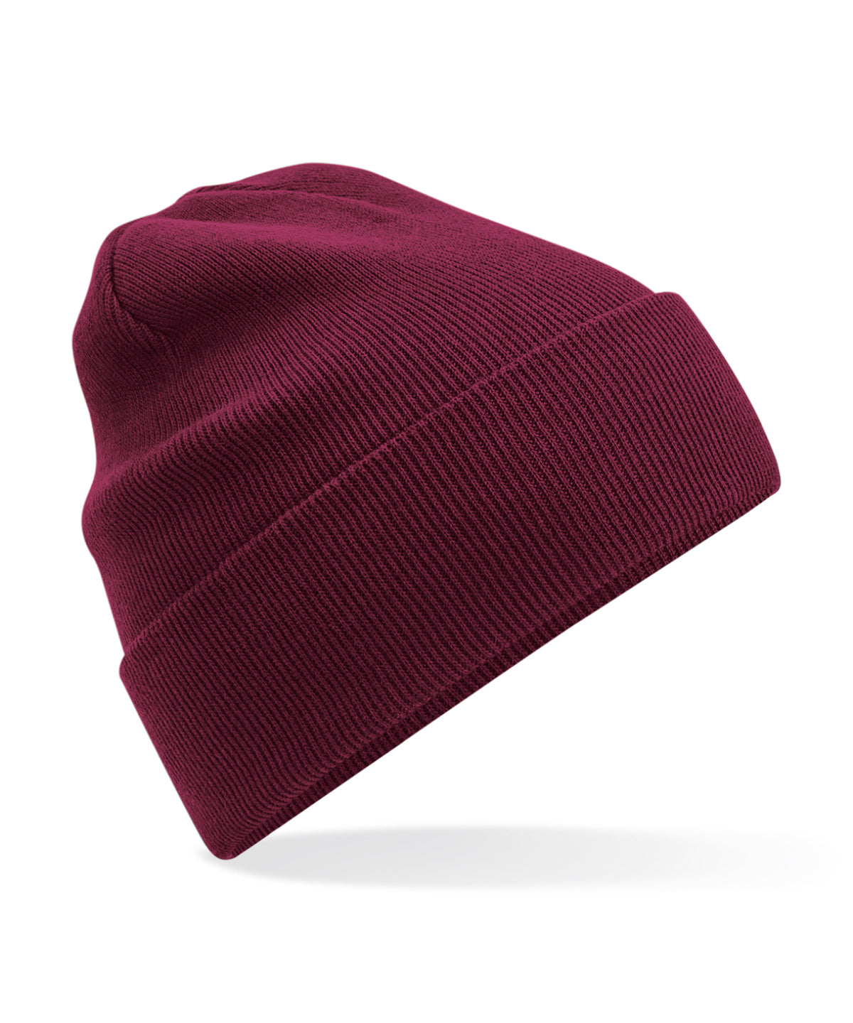 Organic cotton original cuffed beanie - Burgundy