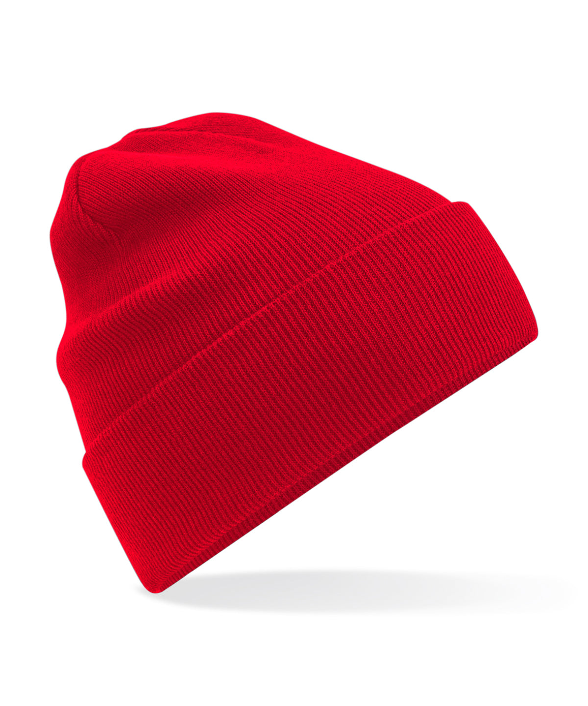 Organic cotton original cuffed beanie - Classic Red