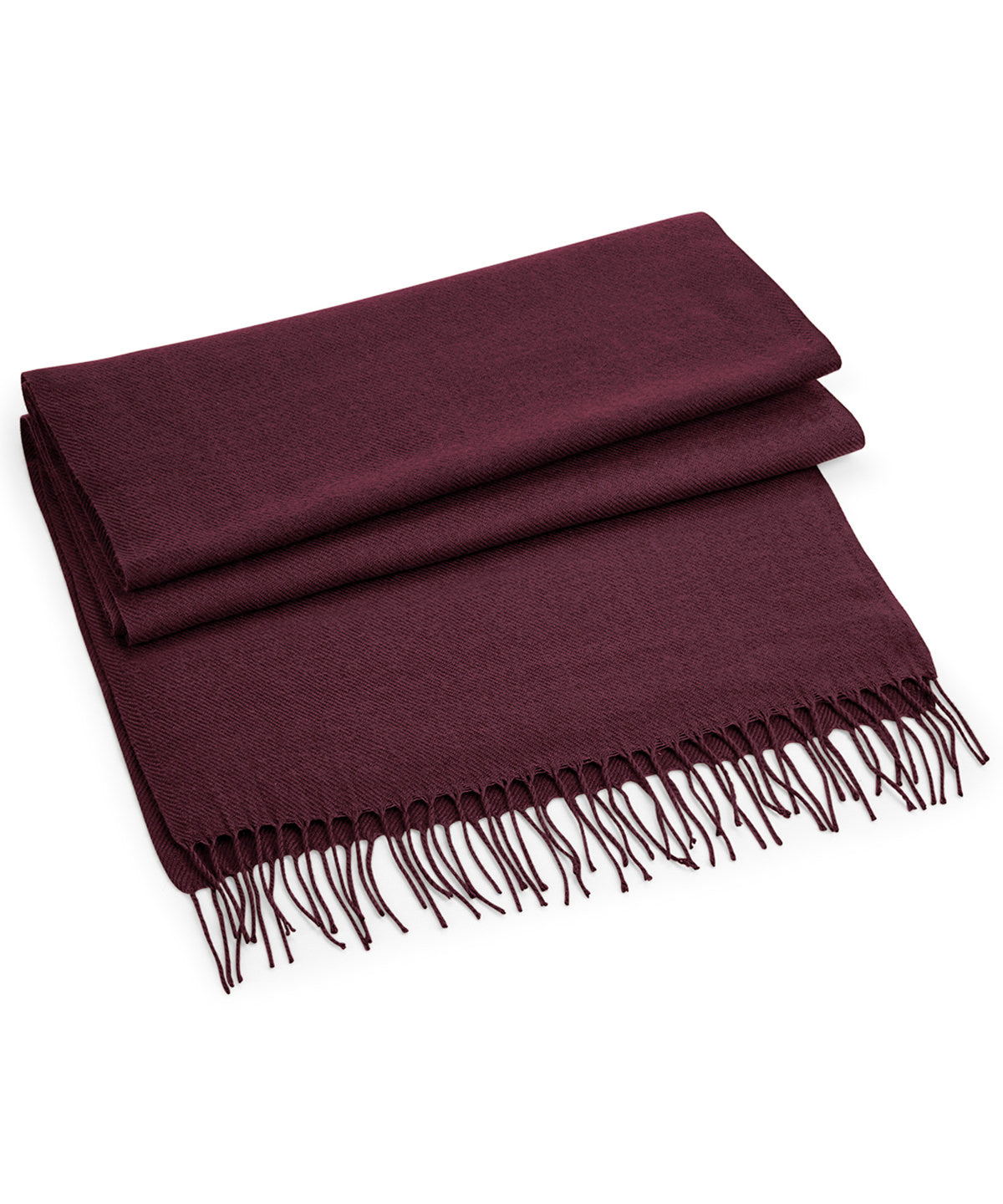 Classic woven scarf - Burgundy
