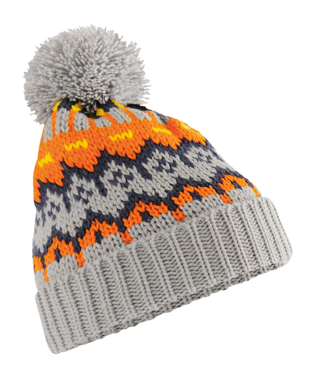 Retro ski beanie - Glacier Grey
