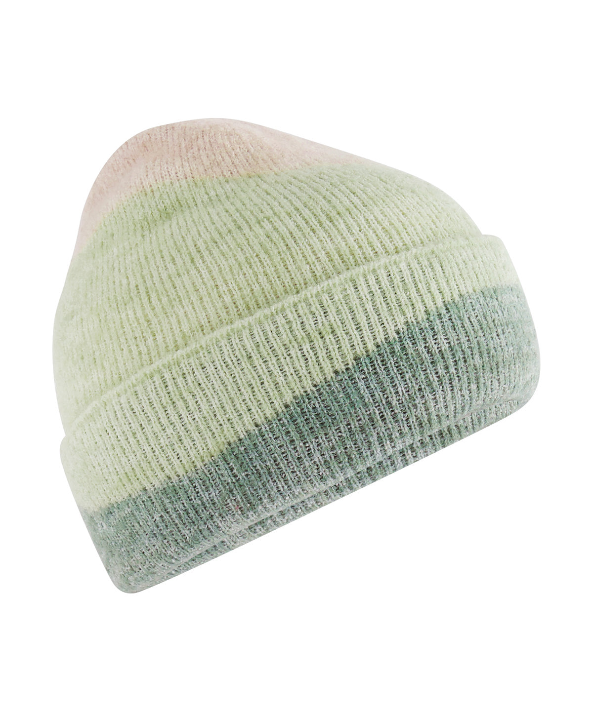 Soft wave beanie - Almond/ Pistachio/ Dusty Green