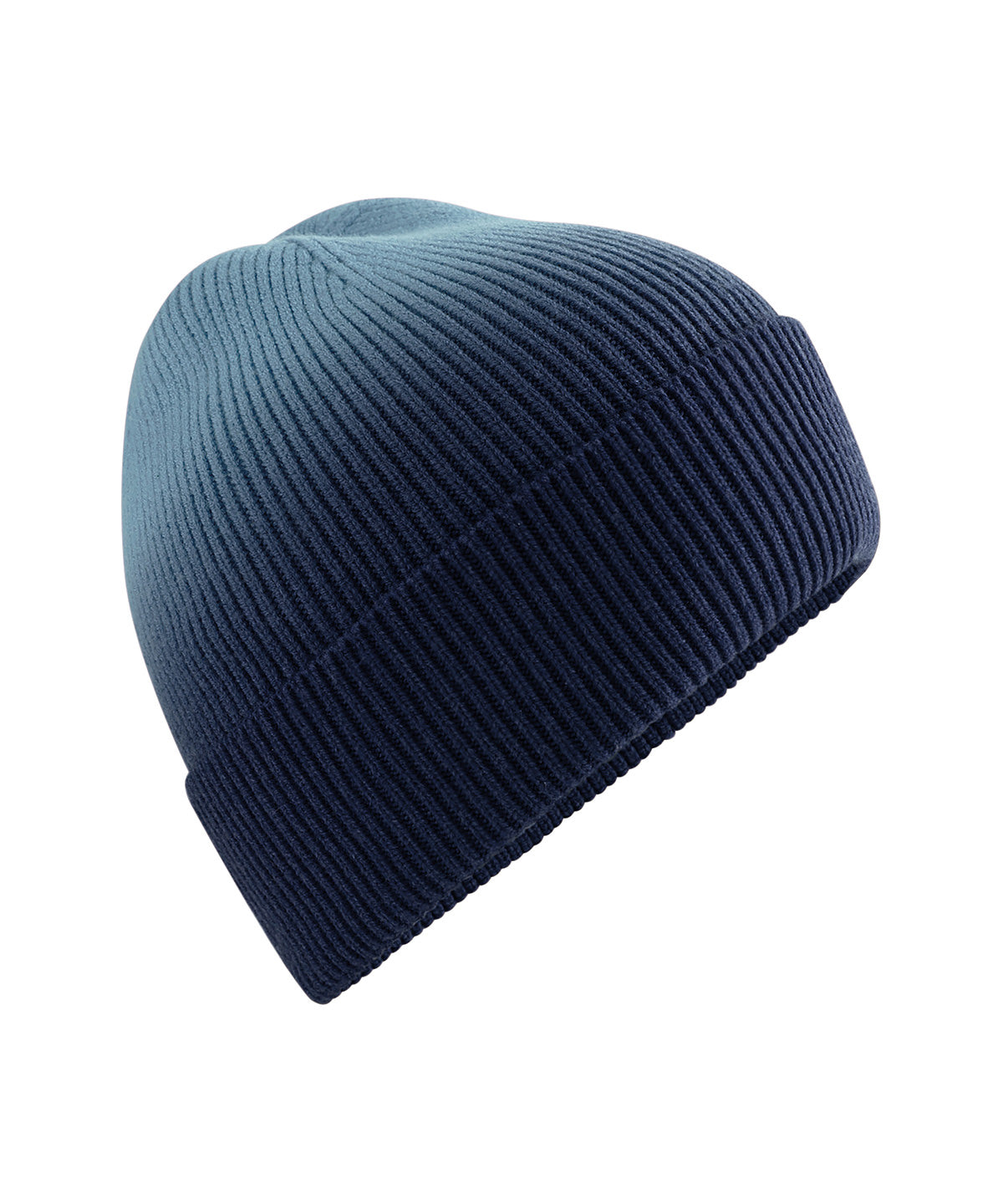 Dip-dye beanie - Navy Dip Dye