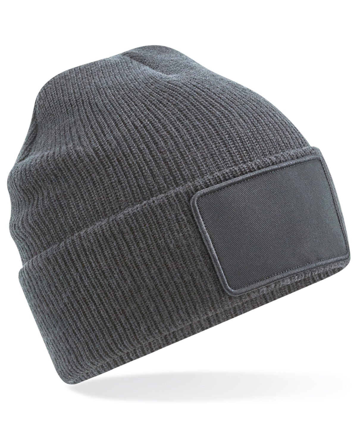 Removable patch Thinsulate™ beanie - Graphite Grey