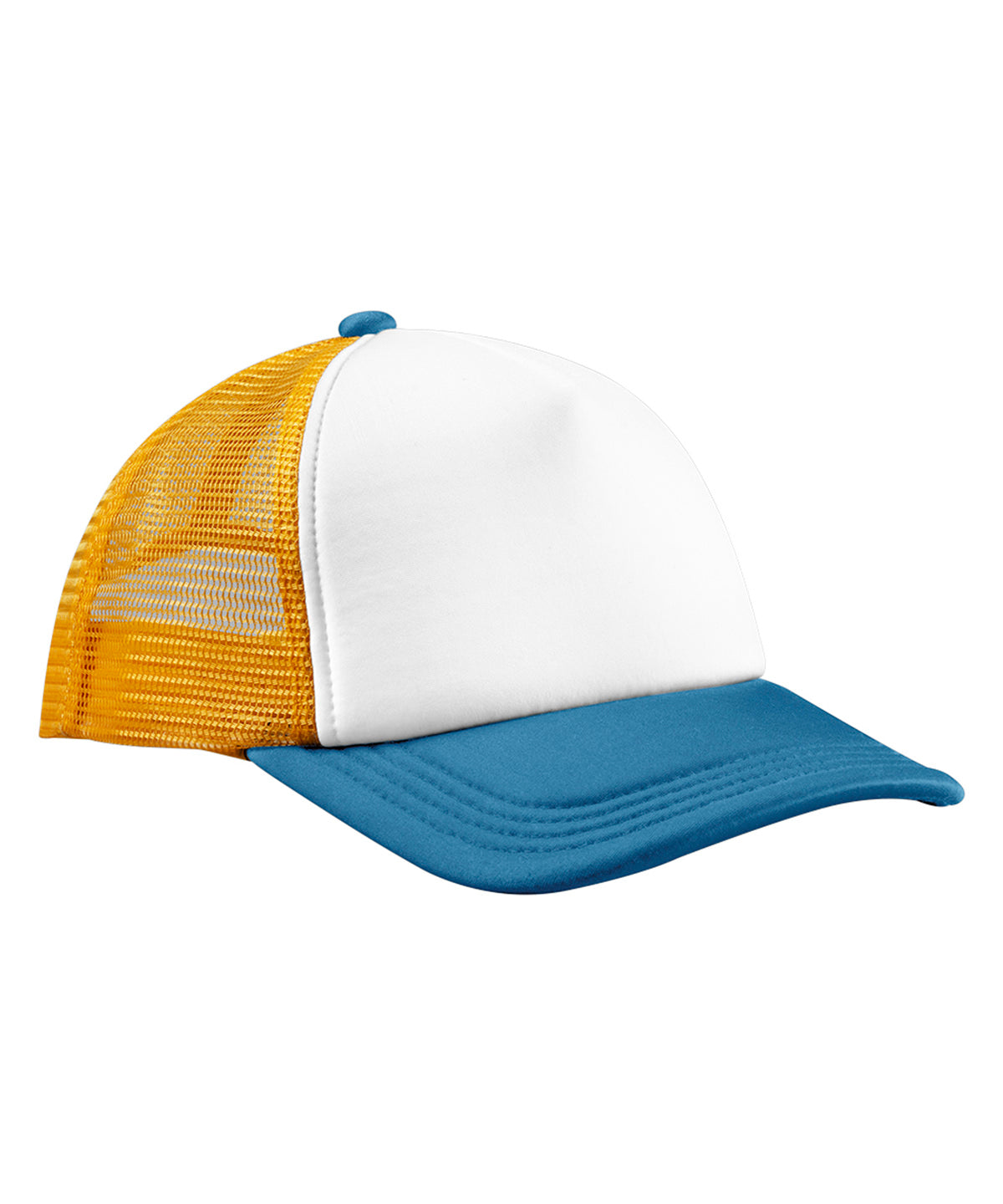 Retro 5-panel trucker - Sunflower/Heritage Blue