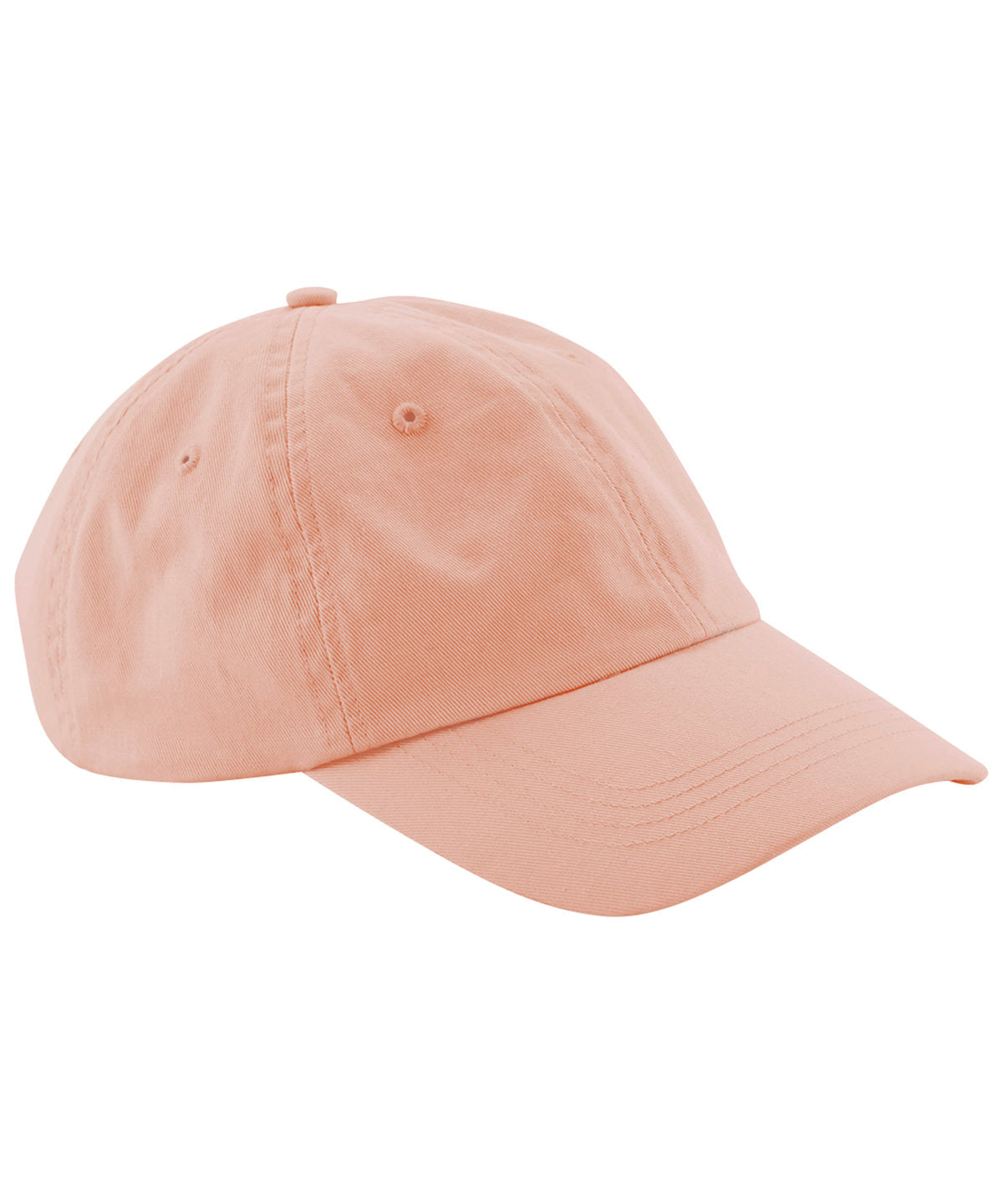 Low-profile 6-panel dad cap - Peach