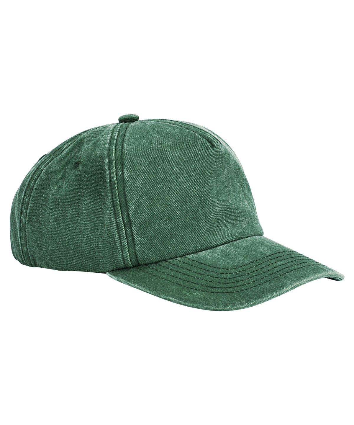 Relaxed 5-panel vintage cap - Vintage Bottle Green