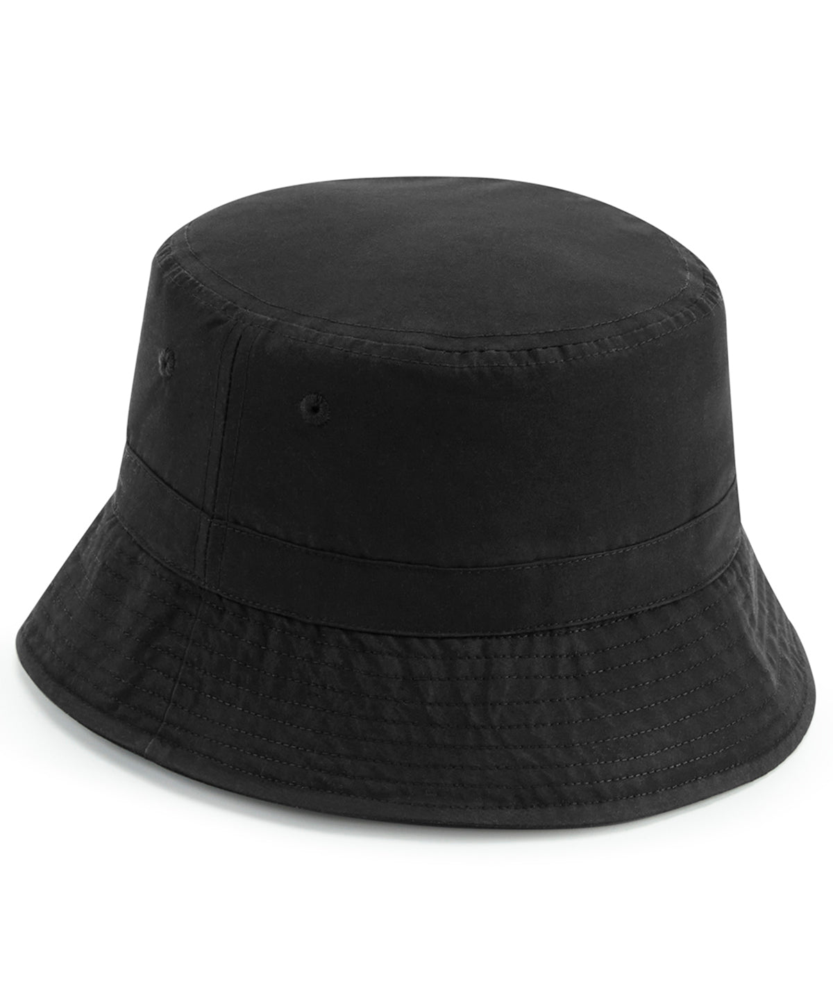 Recycled polyester bucket hat - Black