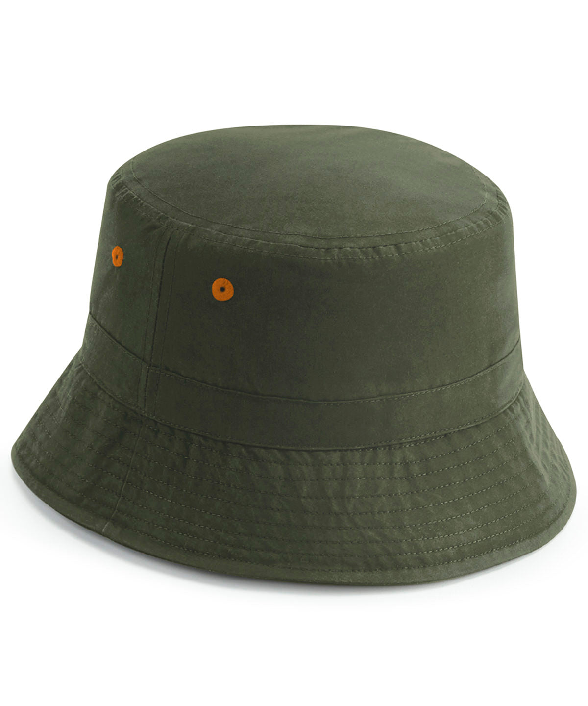 Recycled polyester bucket hat - Olive Green