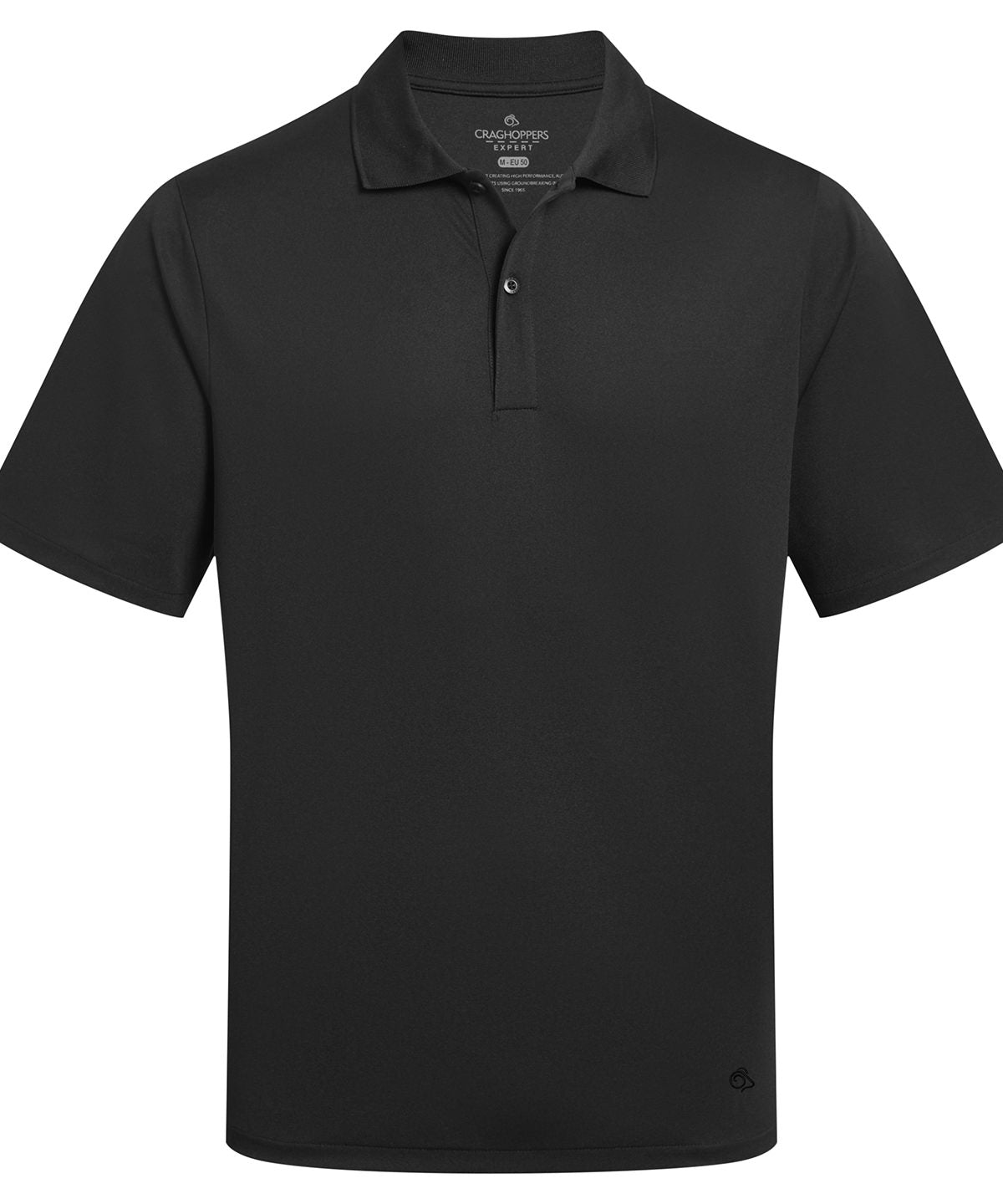 Expert Basecamp wicking polo shirt - Black
