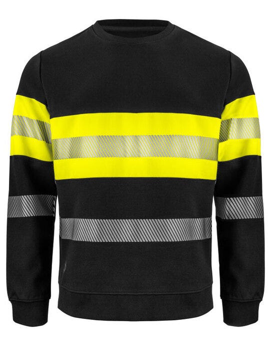 ProJob 6129 EN ISO 20471 Class 1 Sweat - Yellow/Black