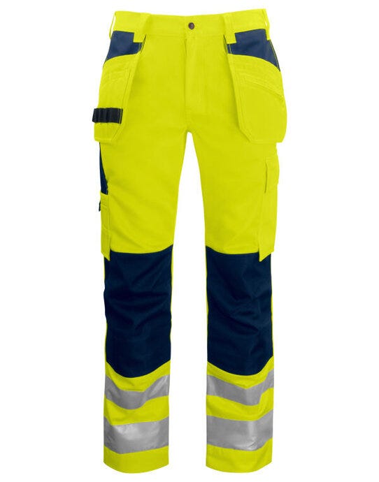 ProJob Hi Vis Holster Trouser - Yellow/Navy