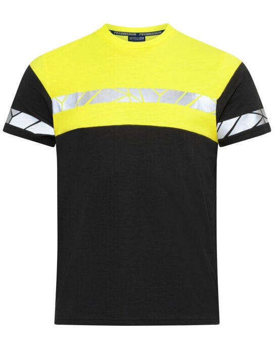 ProJob Progression 7001 T-Shirt - Black/Yellow