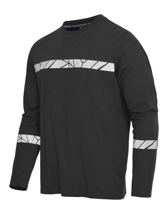 ProJob Progression 7002 LS T-Shirt - Black/Black