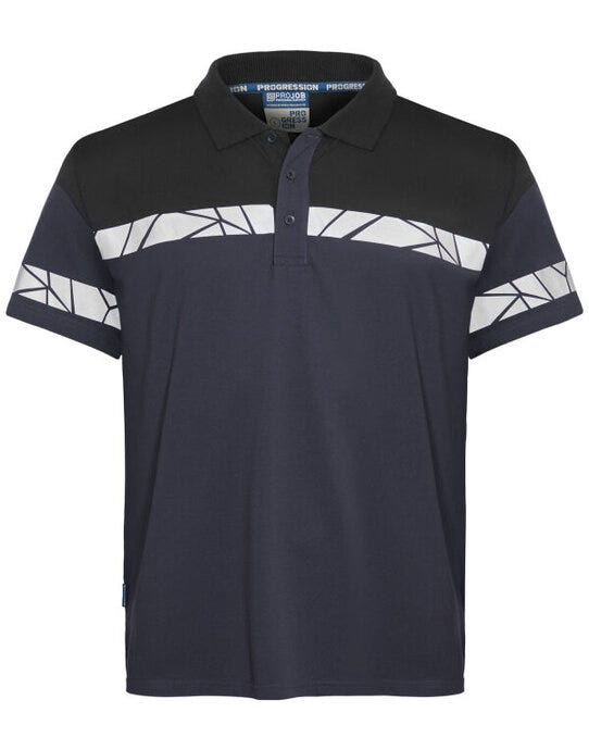 ProJob Progression 7003 Pique Polo - Navy/Black