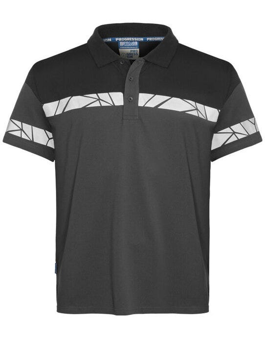ProJob Progression 7003 Pique Polo - Grey/Black