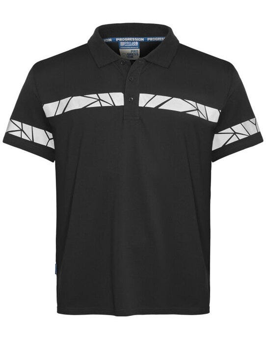 ProJob Progression 7003 Pique Polo - Black/Black