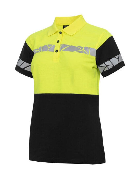 ProJob Progression 7006 Ladies Pique - Black/Yellow