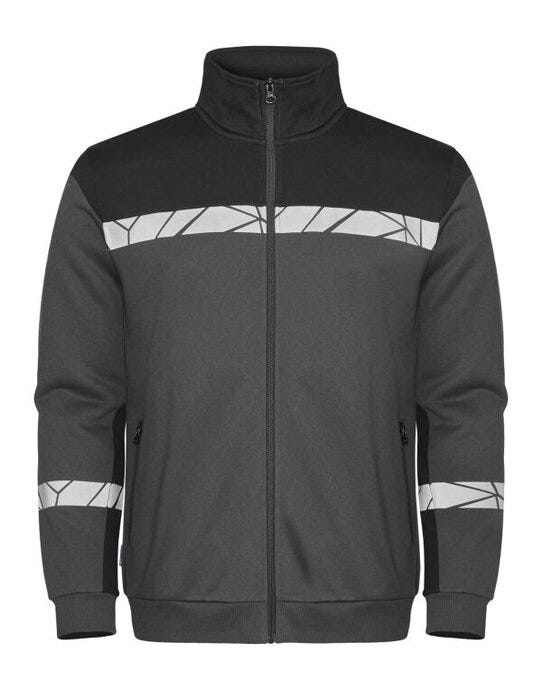 ProJob Progression 7103 Full Zip Sweat - Grey/Black