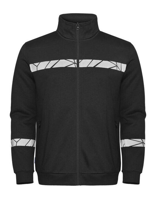 ProJob Progression 7103 Full Zip Sweat - Black/Black
