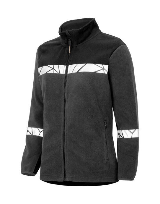ProJob Progression 7301 Ladies FZ Fleece - Grey/Black