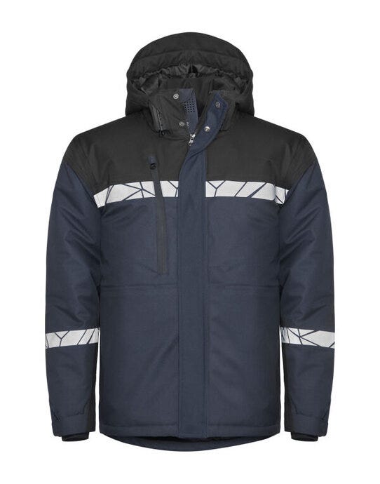 ProJob Progression 7413 Padded Softshell - Navy/Black
