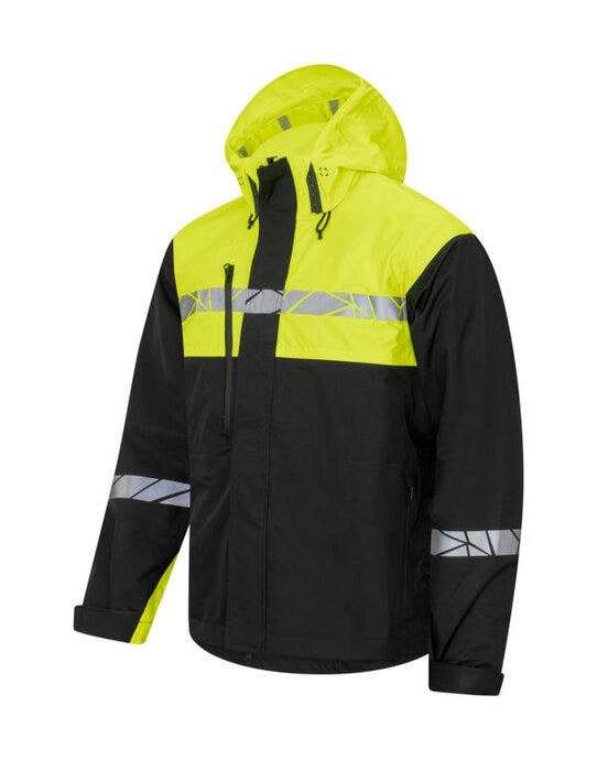 ProJob Progression 7414 Shell Jacket - Black/Yellow