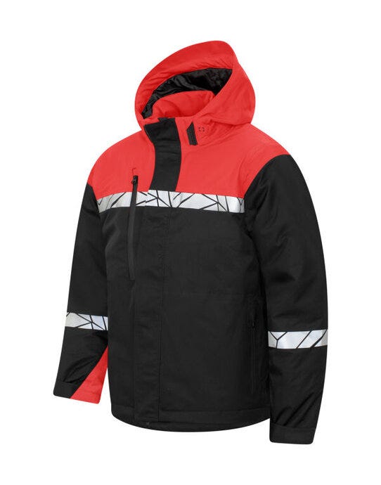 ProJob Progression 7415 Padded Jkt - Black/Red
