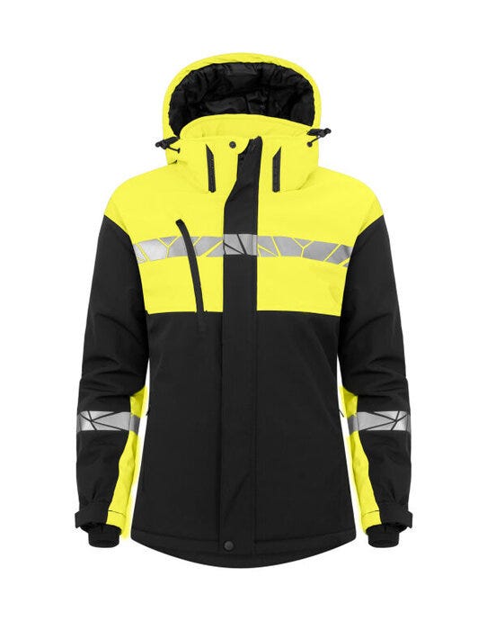 ProJob Progression 7418 Ladies Softshell - Black/Yellow
