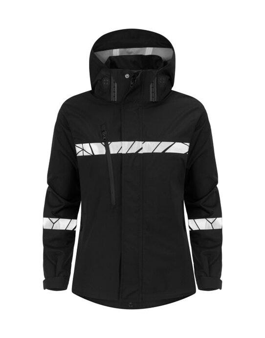 ProJob Progression 7419 Ladies Shell Jkt - Black/Black