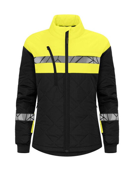 ProJob Progression 7421 Ladies LW Jacket - Black/Yellow