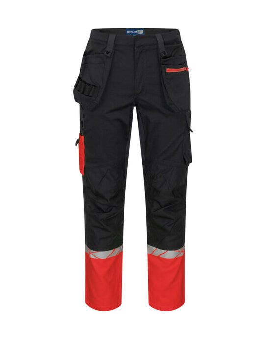 ProJob 7509 Workpant - Black/Red