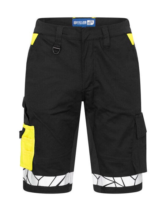 ProJob 7510 Work Shorts - Black/Yellow