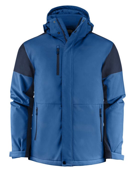 Mens Padded Softshell - Cobalt/Navy
