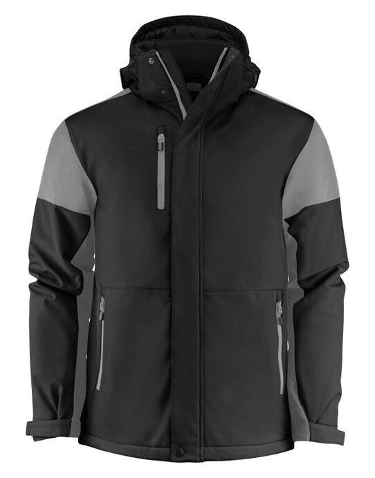 Mens Padded Softshell - Black/Anthracite
