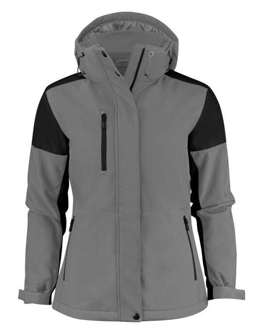 Ladies Padded Softshell - Anthracite/Black