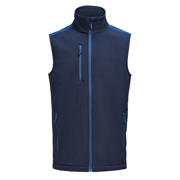 Softshell Vest - Navy/Cobalt