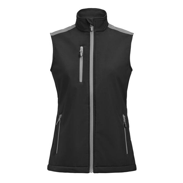 Ladies Softshell Vest - Black/Anthracite
