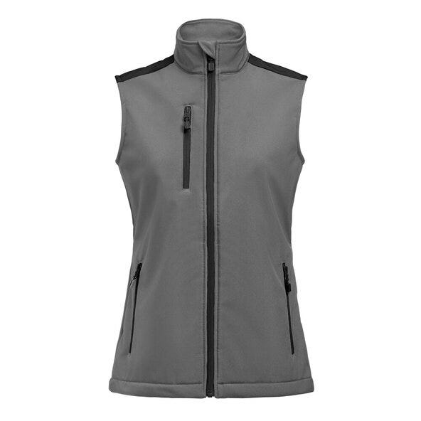 Ladies Softshell Vest - Anthracite/Black