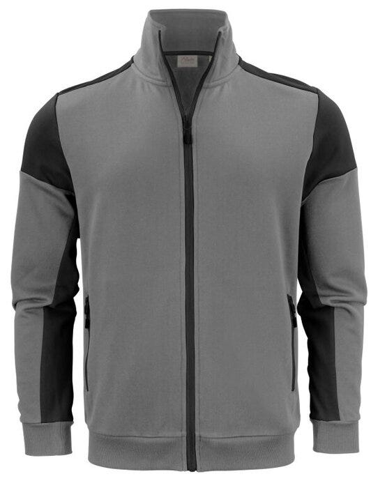 Full Zip Sweater - Anthracite/Black