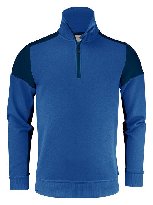 Half Zip Sweater - Cobalt/Navy