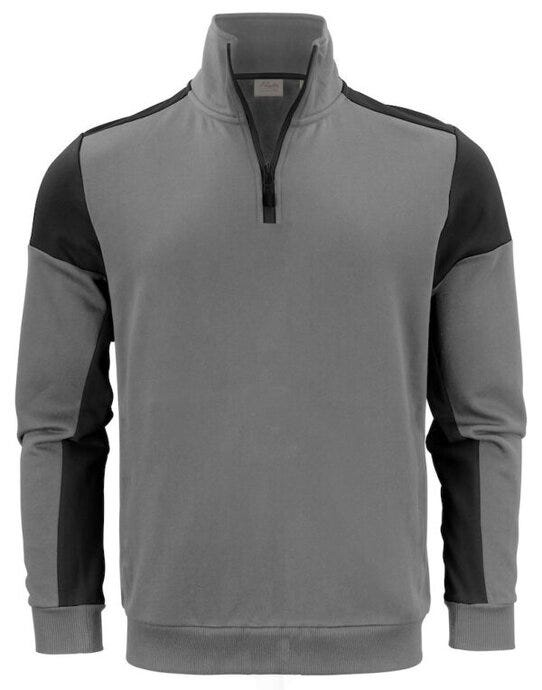 Half Zip Sweater - Anthracite/Black