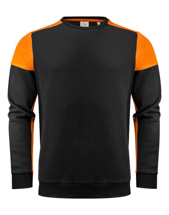 Crewneck - Black/Orange