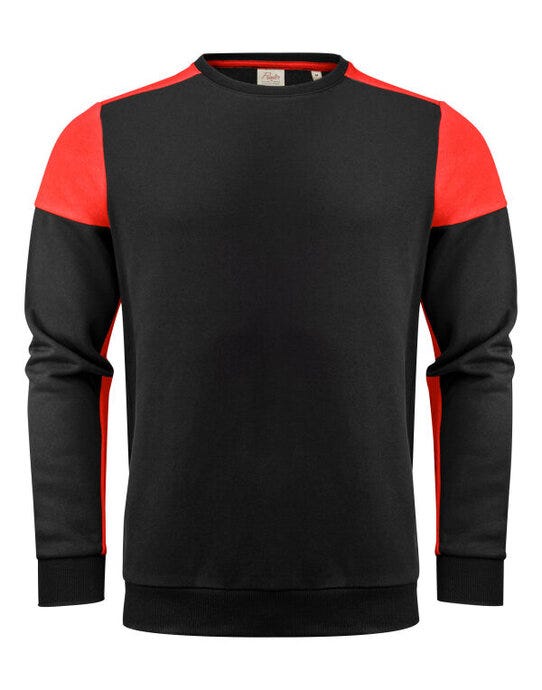 Crewneck - Black/Red