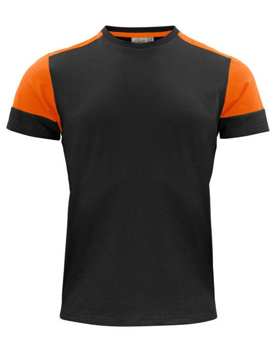 T-Shirt - Black/Orange