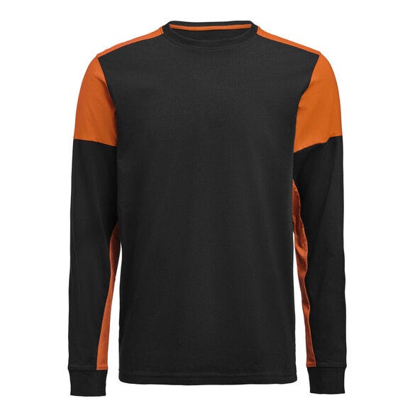 Long Sleeve T-Shirt - Black/Orange