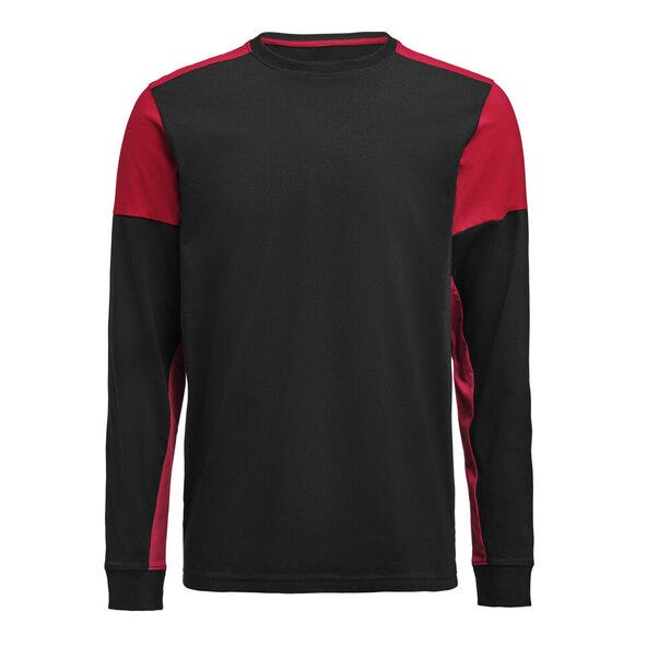 Long Sleeve T-Shirt - Black/Red